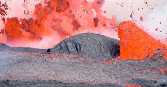 volcano triggered