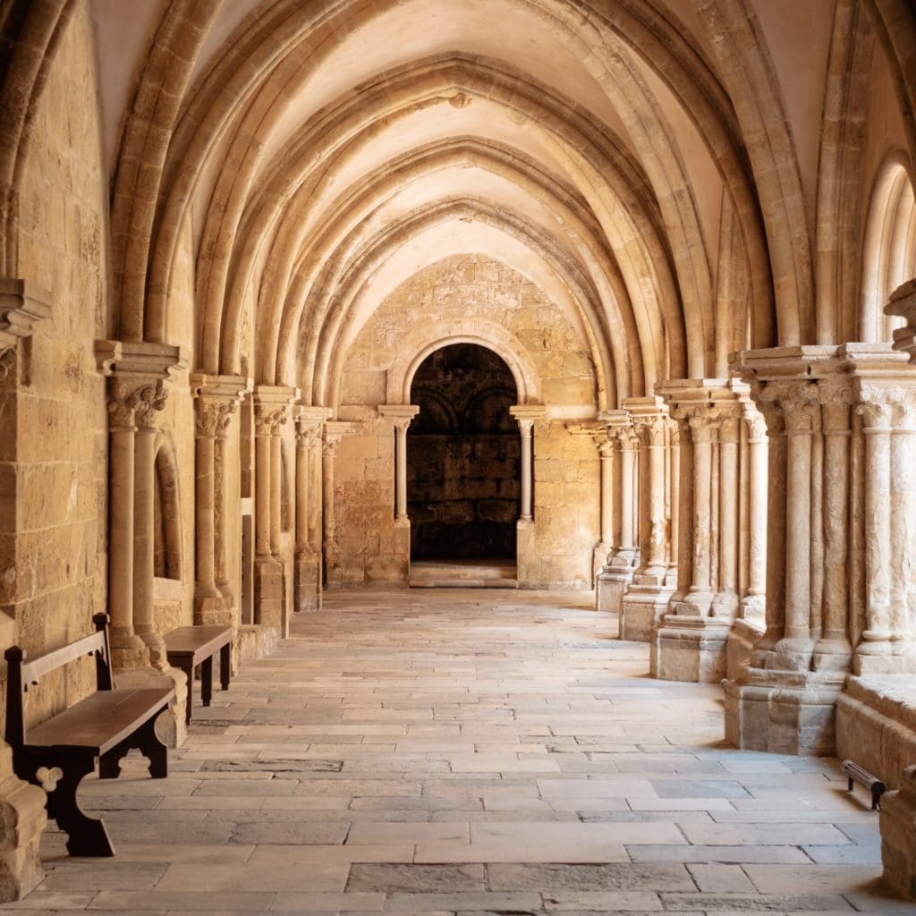 stone arches repeating