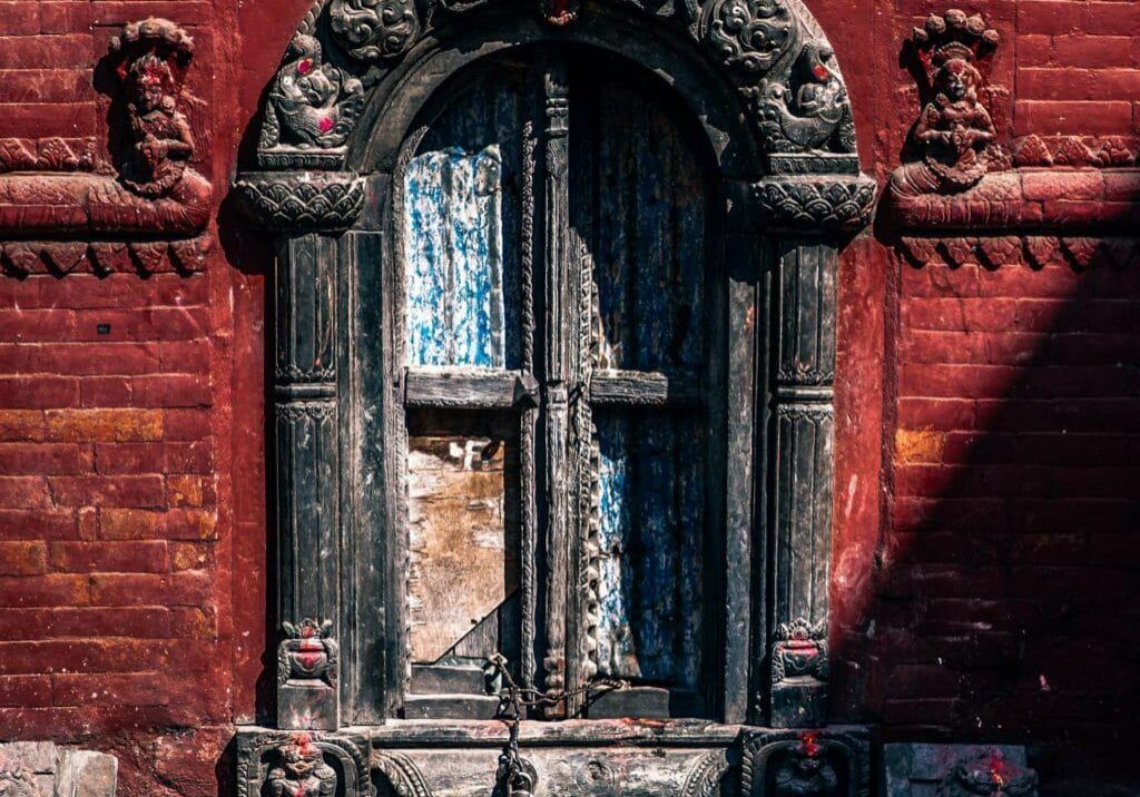 stone ornate doorway